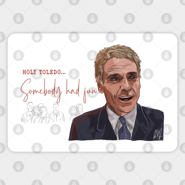 Die Hard: Holy Toledo Magnet by 51Deesigns